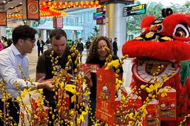 Du khách tấp nập xông đất Đà Nẵng ngày đầu năm mới Giáp Thìn 2024