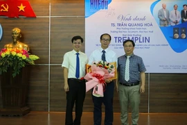 Vinh danh tiến sĩ người Việt đoạt giải thưởng Tremplin của Viện Hàn lâm khoa học Pháp