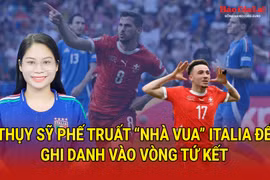 Thụy Sỹ phế truất “Nhà vua” Italia để ghi danh vào vòng tứ kết