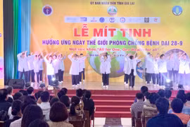 Mít tinh cấp quốc gia hưởng ứng Ngày Thế giới phòng-chống bệnh dại tại Gia Lai