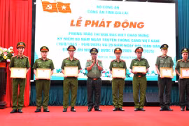 Phát động thi đua chào mừng kỷ niệm 80 năm thành lập lực lượng Công an nhân dân