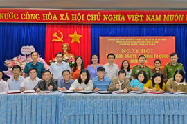 Phường Hội Thương tổ chức điểm Ngày hội toàn dân bảo vệ ANTQ