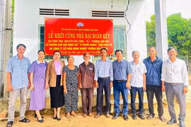 Khởi công 3 căn nhà “Đại đoàn kết” cho hộ nghèo tại phường Ngô Mây