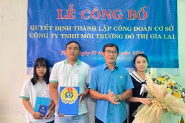 Pleiku thành lập mới 2 công đoàn cơ sở ngoài khu vực Nhà nước