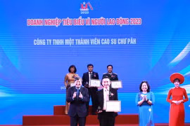 Công ty Cao su Chư Păh nhận giải thưởng “Doanh nghiệp tiêu biểu vì người lao động”