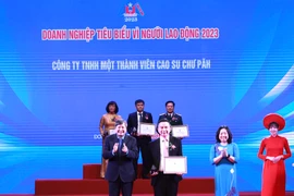 Công ty Cao su Chư Păh nhận giải thưởng “Doanh nghiệp tiêu biểu vì người lao động”