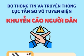 Người dân tuyệt đối không quảng cáo, kinh doanh, sử dụng thiết bị vô tuyến điện bất hợp pháp