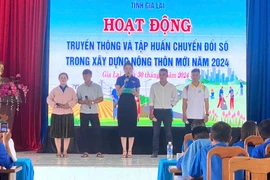 Tỉnh Đoàn Gia Lai truyền thông về chuyển đổi số trong xây dựng nông thôn mới tại huyện Ia Pa