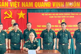 Bộ đội Biên phòng Gia Lai phát động đợt thi đua lập chiến công bảo vệ vững chắc biên giới