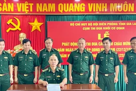 Bộ đội Biên phòng Gia Lai phát động đợt thi đua lập chiến công bảo vệ vững chắc biên giới