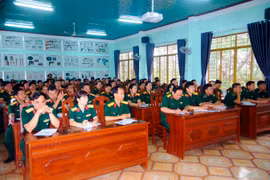 Gia Lai: Hơn 80 học viên được bồi dưỡng kiến thức quốc phòng và an ninh đối tượng 3