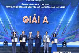 Danh sách các tác phẩm đoạt Giải Báo chí về Phòng, Chống Tham nhũng