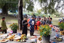 Độc đáo lễ cúng Khai sơn ở làng Chí Công