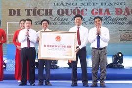 Quảng Ngãi đón nhận Bằng xếp hạng Di tích quốc gia đặc biệt Văn hóa Sa Huỳnh