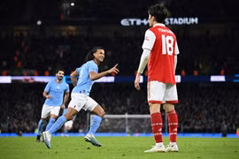 Man City loại Arsenal khỏi Cúp FA