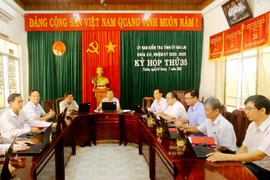 Ủy ban Kiểm tra Tỉnh ủy giải quyết các công việc thuộc thẩm quyền 