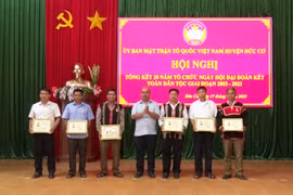 Đức Cơ phát huy sức mạnh khối đại đoàn kết dân tộc