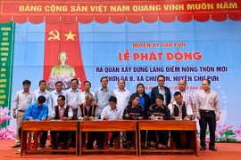 Chư Pưh quyết tâm xây dựng làng điểm nông thôn mới 