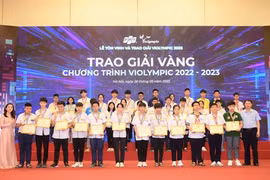 Số học sinh đoạt giải quốc gia Violympic cao kỷ lục trong 16 năm