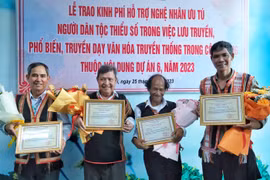 Tôn vinh cống hiến của nghệ nhân