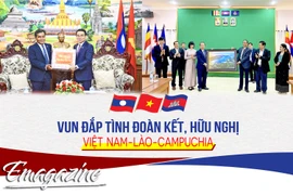 Vun đắp tình đoàn kết, hữu nghị: Việt Nam-Lào-Campuchia