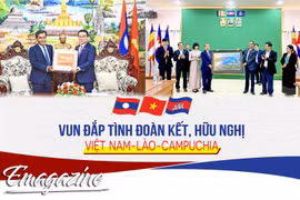 Vun đắp tình đoàn kết, hữu nghị: Việt Nam-Lào-Campuchia