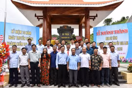 Bia di tích Ban Kiểm tra Tỉnh ủy: Tri ân thế hệ đi trước