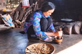 Muối cá lá é của mẹ