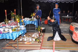 Lễ cúng trả thổ ở Cửu An