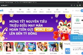 Web cờ bạc mạo danh tên miền UBND tỉnh Kon Tum