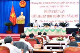 Phiên chất vấn giữa 2 kỳ họp HĐND tỉnh: Thẳng thắn, trách nhiệm