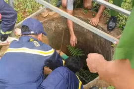 Rơi xuống giếng sâu 25 m, người đàn ông ăn lá cây, cầm cự nhiều ngày