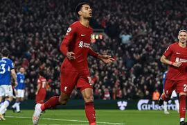 Ngoại hạng Anh: Tân binh Gakpo ghi bàn đầu tiên, Liverpool thắng trận derby