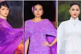 Thanh Hằng làm vedette, đọ sắc dàn hoa hậu