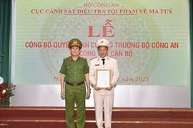 Công bố quyết định của Bộ trưởng Công an về công tác cán bộ