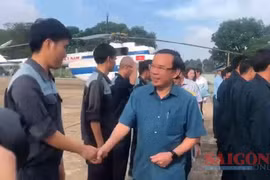 Lãnh đạo TPHCM bay trực thăng khảo sát công tác quy hoạch