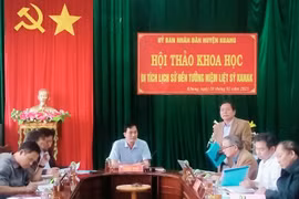 Kbang hội thảo khoa học Di tích lịch sử Đền tưởng niệm liệt sĩ Ka Nak