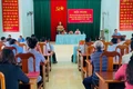 Quang cảnh buổi tiếp xúc cử tri. Ảnh: Vũ Chi