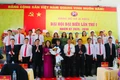 Ban Chấp hành Đảng bộ xã Ia Rbol nhiệm kỳ 2025-2030 ra mắt Đại hội. Ảnh: Vũ Chi