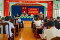 Quang cảnh buổi tiếp xúc cử tri. Ảnh: Vũ Chi