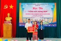 Liên đội Trường THCS Dân tộc Nội trú xuất sắc giành giải nhất hội thi Tiếng hát măng non huyện Ia Pa. Ảnh: Vũ Chi