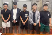 Bắt giữ 5 đối tượng tụ tập la hét, chửi bới để đòi nợ ở bán đảo Hải Minh