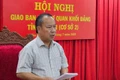 Trưởng Đoàn Đại biểu Quốc hội tỉnh Châu Ngọc Tuấn phát biểu kết luận tại buổi làm việc