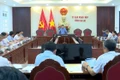 Đồng chí Phó Chủ tịch UBND tỉnh Nguyễn Tự Công Hoàng phát biểu chỉ đạo tại buổi làm việc.