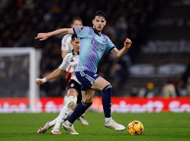 Declan Rice bỏ lỡ nhiều tình huống ghi bàn cho Arsenal