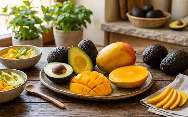 Theo nghiên cứu, khi ăn kết hợp bơ và xoài, hiệu quả có thể tốt hơn do tác động hiệp đồng