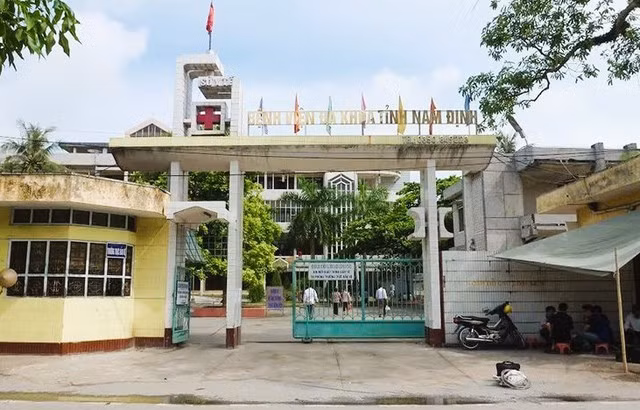 Bệnh viện Đa khoa tỉnh Nam Định - nơi xảy ra sự việc