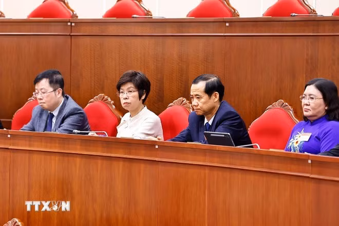 Đại biểu dự bế mạc Hội nghị. (Ảnh: Doãn Tấn/TTXVN)