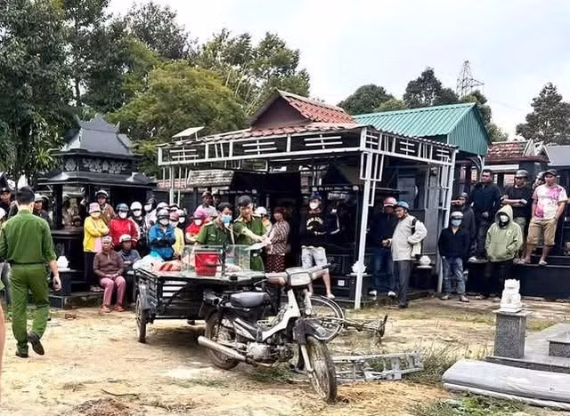 Sau khi sát hại bạn nhậu, đối tượng Nhật chở thi thể nạn nhân ra nghĩa trang