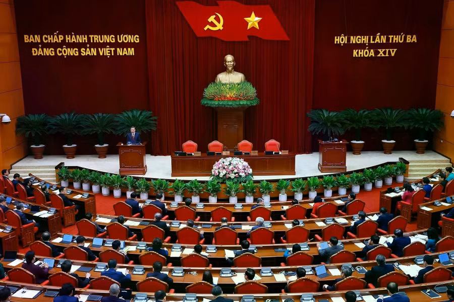 Tổng Bí thư, Chủ tịch nước Tô Lâm phát biểu tại Hội nghị Trung ương 3, khóa XIV